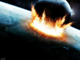 collisione asteroide nel pianeta