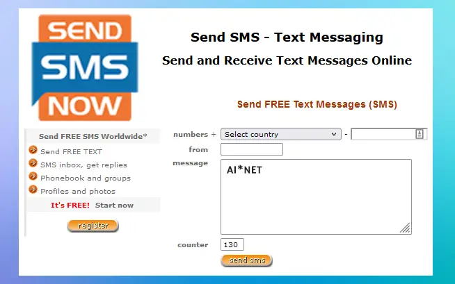 invio sms anonimi e gratis